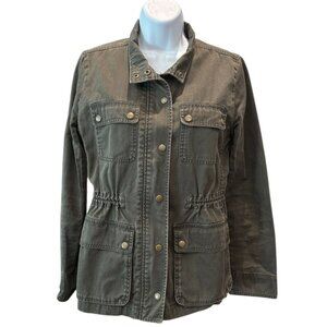 J.Crew Olive Boyfriend Field Jacket Size S – Utilitycore‎ Closet Staple